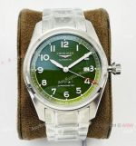 CF Factory V2 Replica Longines Spirit Olive Green Dial Swiss ETA2892 Watch Super Clone